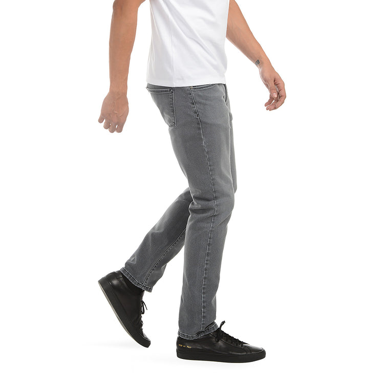 Men wearing Light Gray Slim Stone Jeans