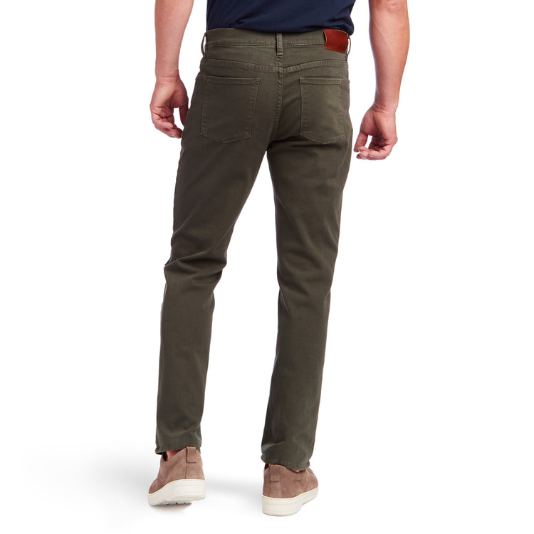 Men wearing Vert Militaire Straight Mercer Jeans