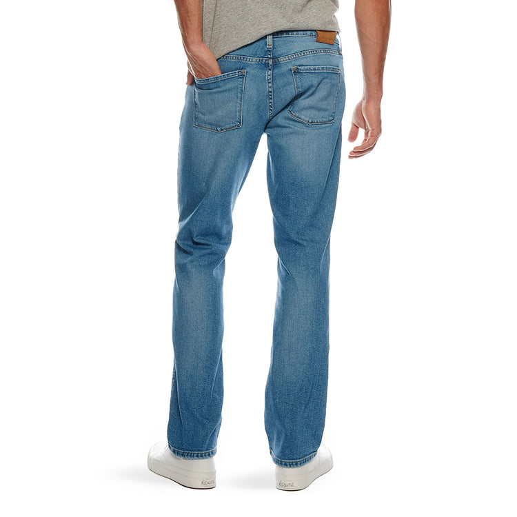 Men wearing Light Blue Straight Benson Jeans