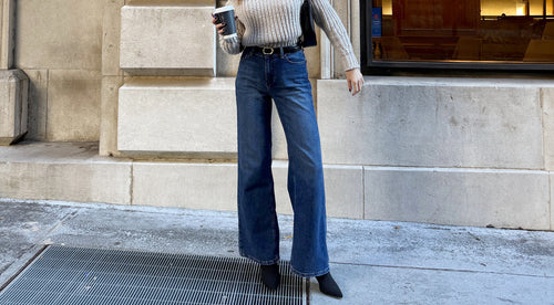 What Are High-Rise Wide-Leg Jeans?