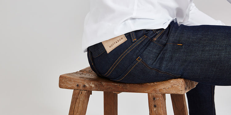 Straight Fit Jeans For Men - Mott & Bow