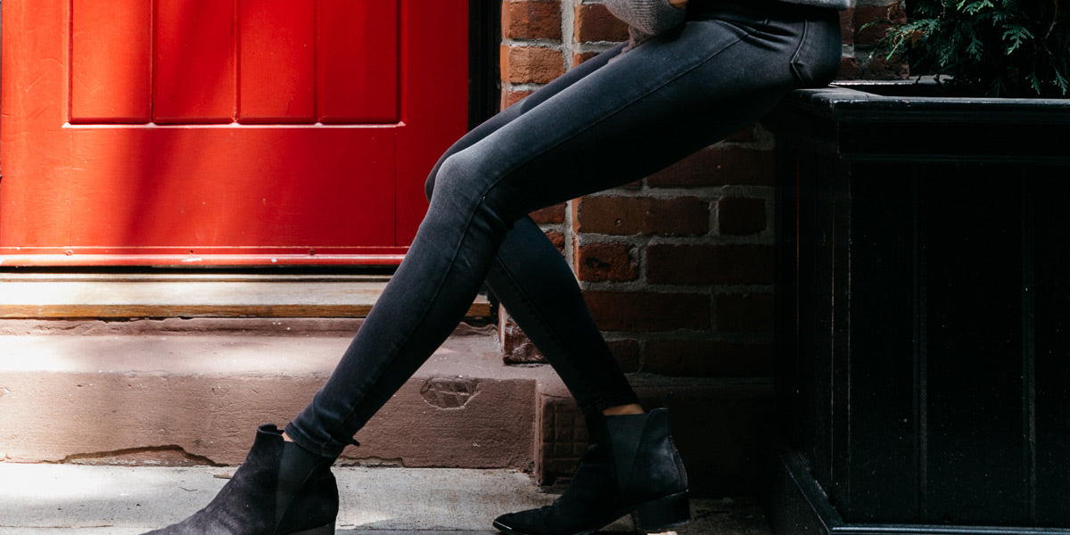 MID-RISE SKINNY JEANS PARA MUJERES