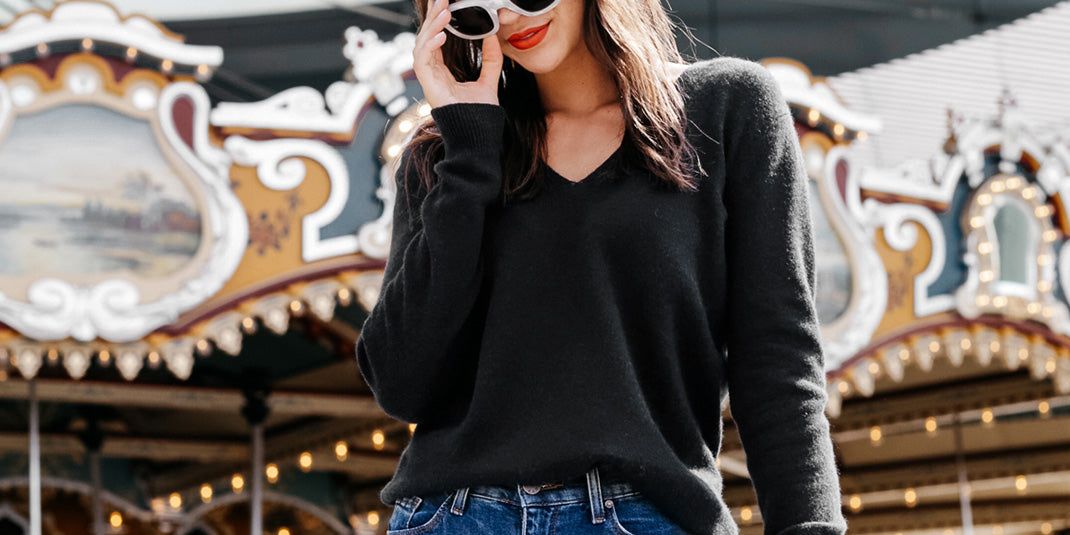 Black Sweaters for Women