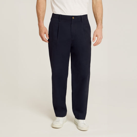 Wide Leg Chino Pants Navy Wide-Leg pants