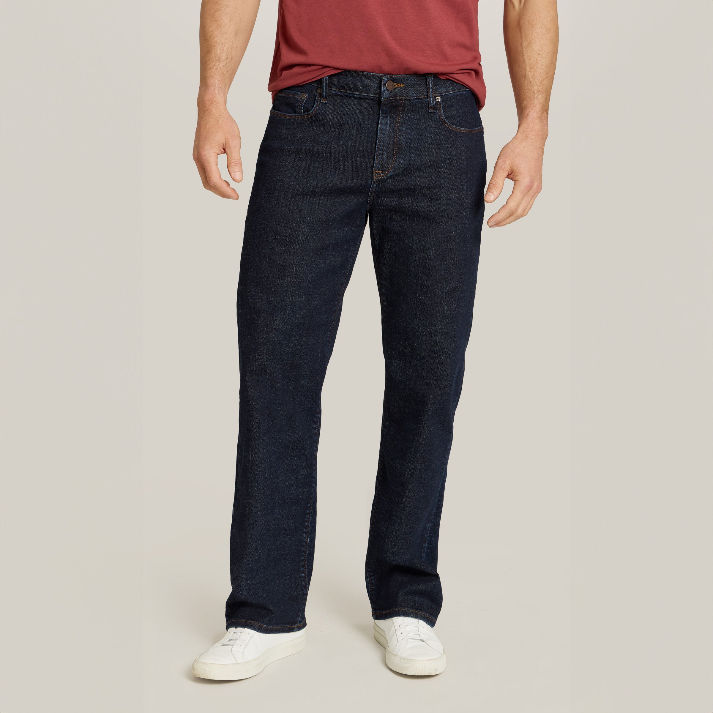 Men wearing Azul oscuro Straight Wooster Jeans