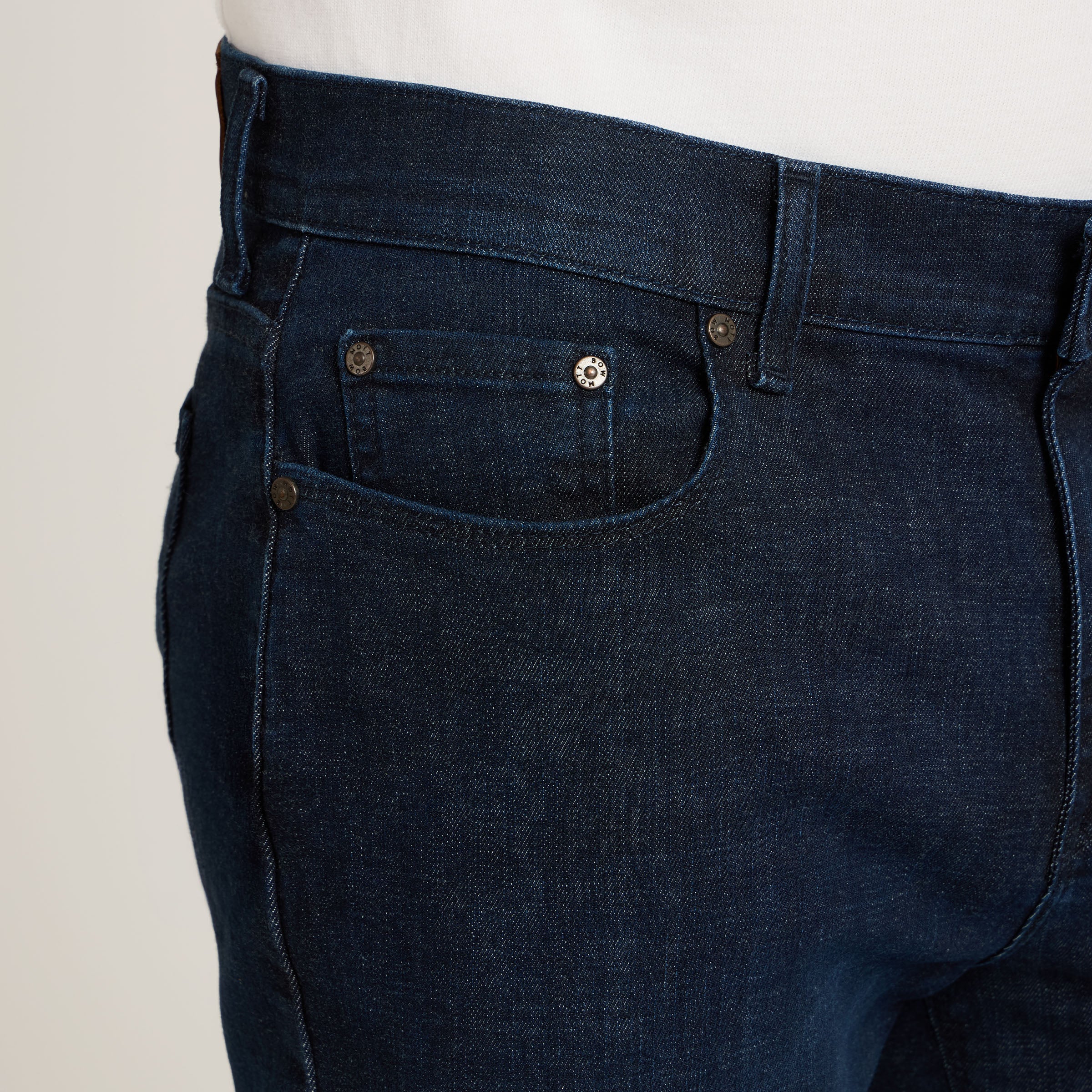 Men wearing Azul oscuro/medio The Straight Blue Jeans Edit jeans