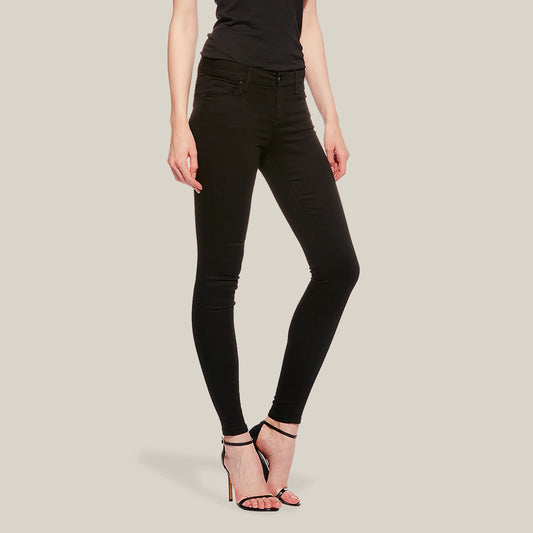 Bond Mid Rise Skinny Jeans Black Mid Rise Skinny jeans