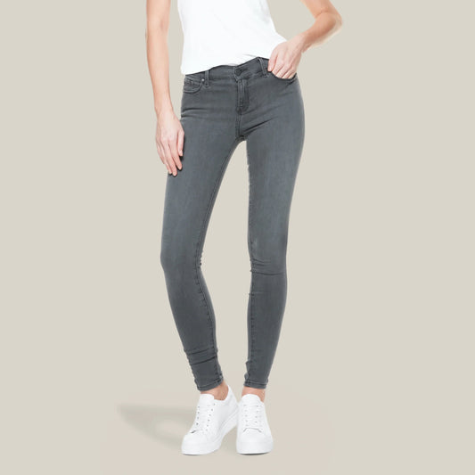 Orchard Mid Rise Skinny Jeans Medium Gray Mid Rise Skinny jeans