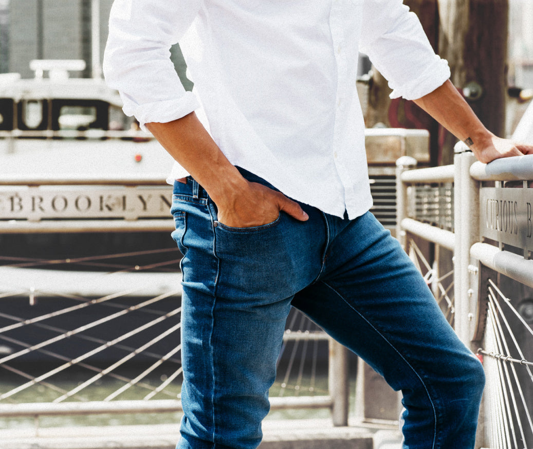 Slim Fit Jeans For Men - Mott & Bow