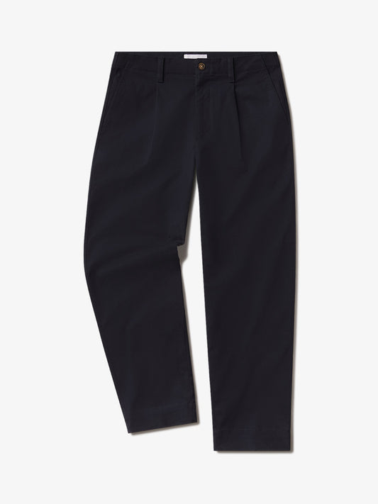 Wide Leg Chino Pants Navy Wide-Leg pants