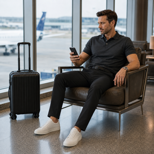 5 Pocket Travel Pants Black Travel pants