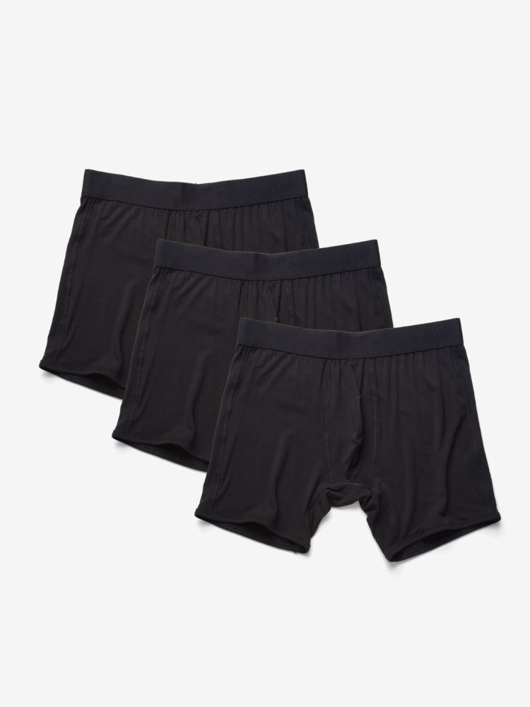 Men wearing Black Boxer Brief 3-Pack underwear