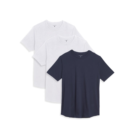 Curved Hem Driggs 3-Pack  Curved tees