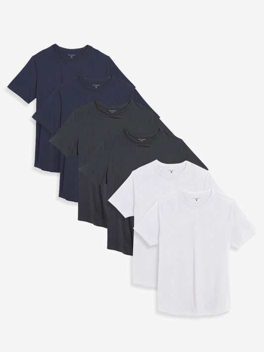 Curved Hem Driggs 6-Pack  Curved tees
