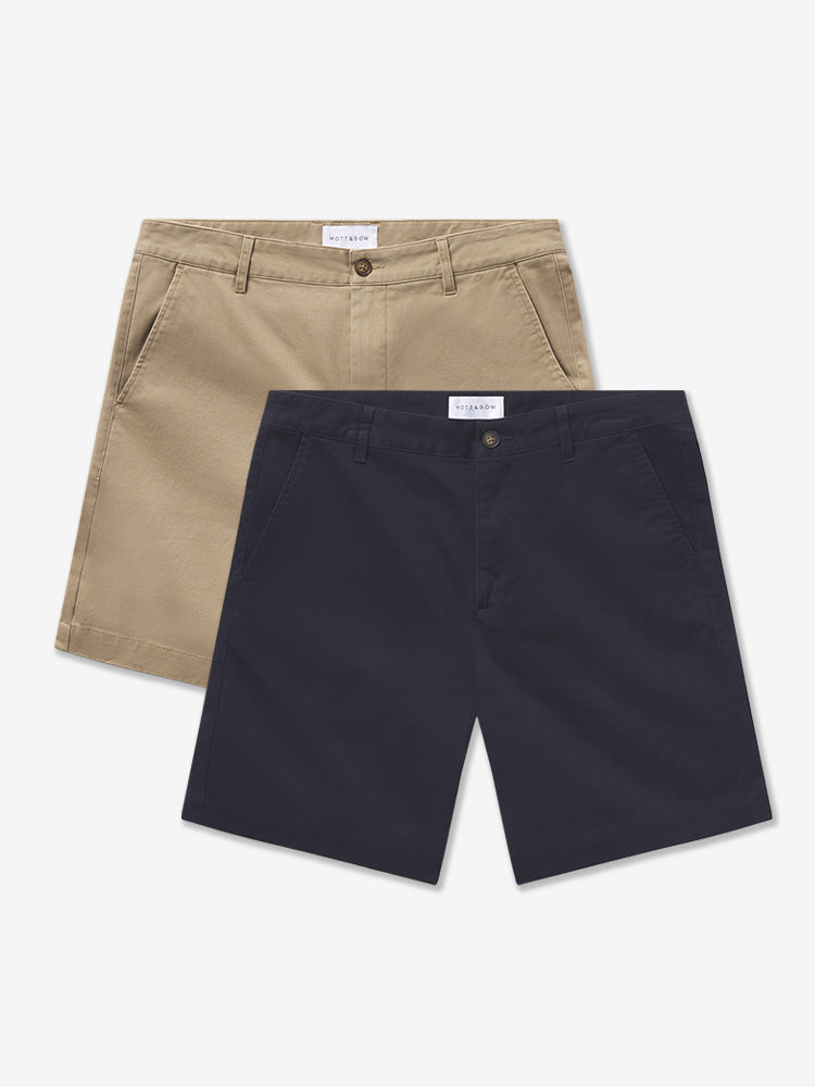mens stretch chino short 2 packs