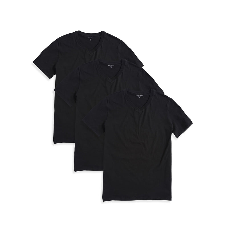  wearing Black Classic V-Neck Driggs 3-Pack