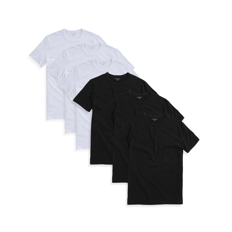 Men wearing White/Black Classic Crew Driggs 6-Pack