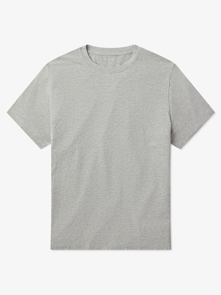 Men wearing Heather Gray Luxe Stretch Tee