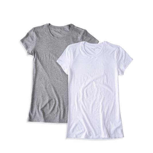Fitted Crew Marcy 2-Pack tees
