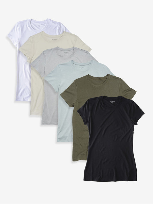 Fitted Crew Marcy 6-Pack  bdl6_women_crew_tee tees