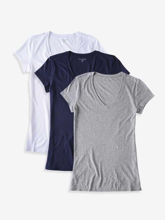 Fitted V-Neck Marcy 3-Pack  bdl3_women_vneck_tee tees