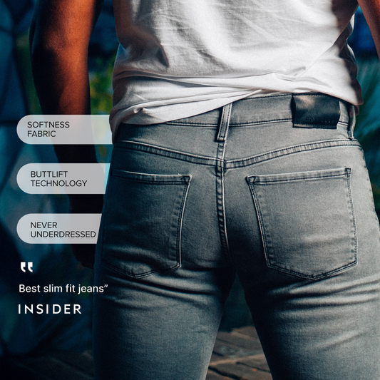 Slim Stone Jeans Light Gray Slim jeans