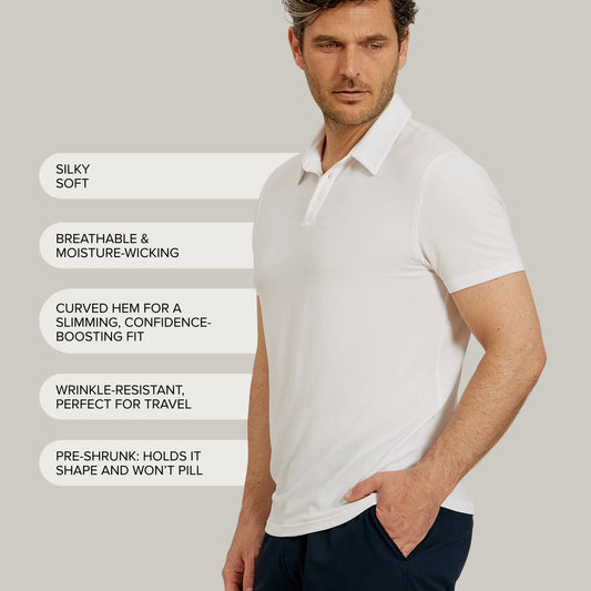 Luxe Performance Polo  luxe-polo tees