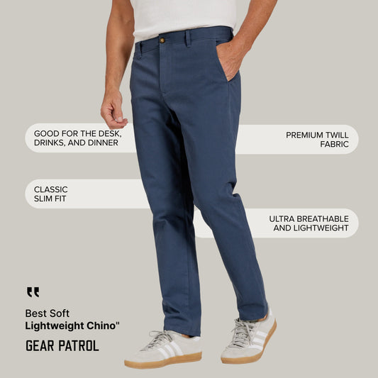 Everyday Comfort Slim Chino Pants Riverside Chino pants