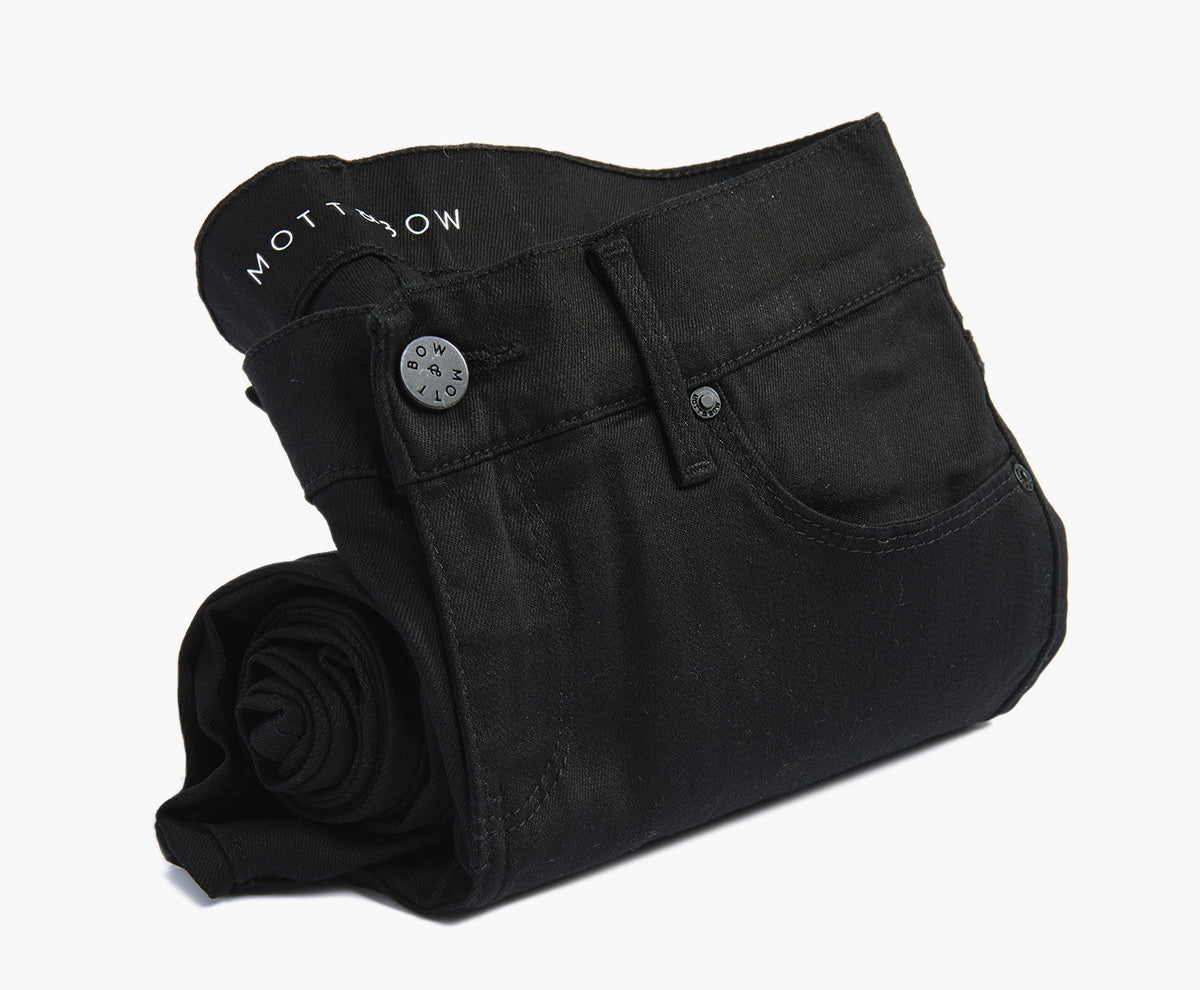 Women's Mid Rise Skinny Bond Jeans Mott Bow