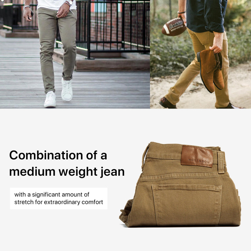 Men wearing Military Green Mott&Bow | Straight Mercer Jeans tt jeans