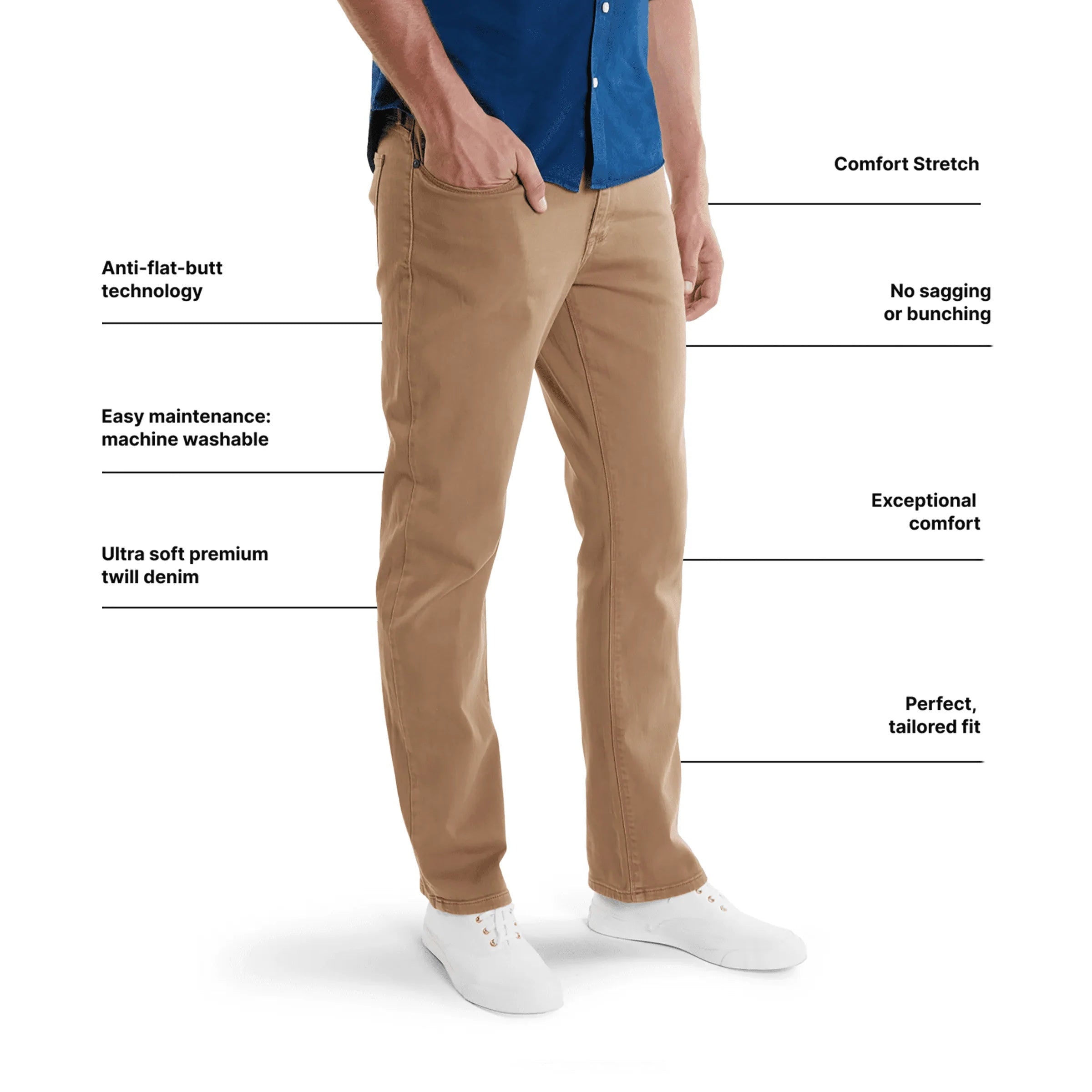 Men wearing Military Green Mott&Bow | Straight Mercer Jeans tt jeans