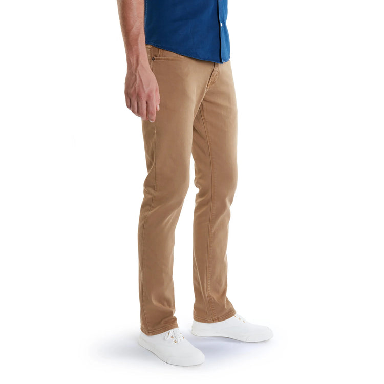 Men wearing Khaki Mott&Bow | Slim Mercer Jeans tt