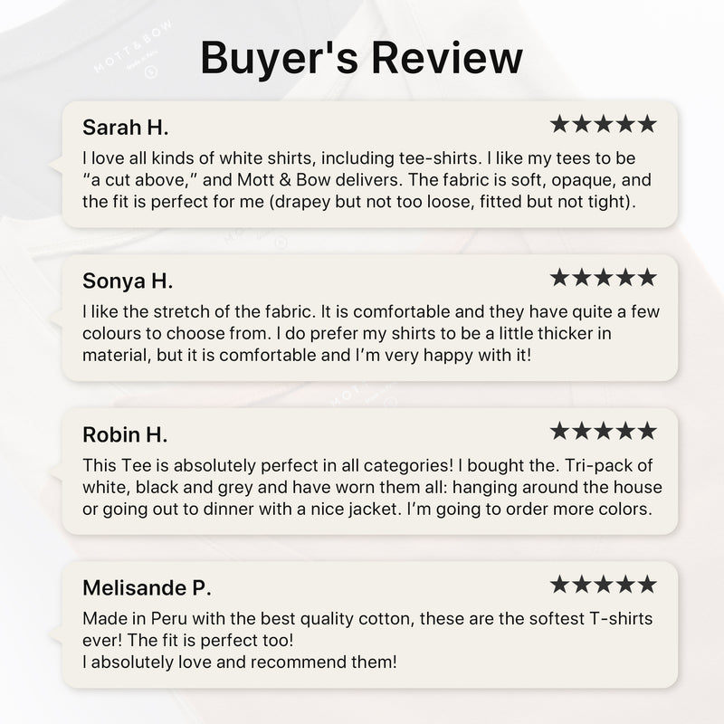 Women wearing White Mott&Bow | Fitted Crew Marcy Tee tt tees