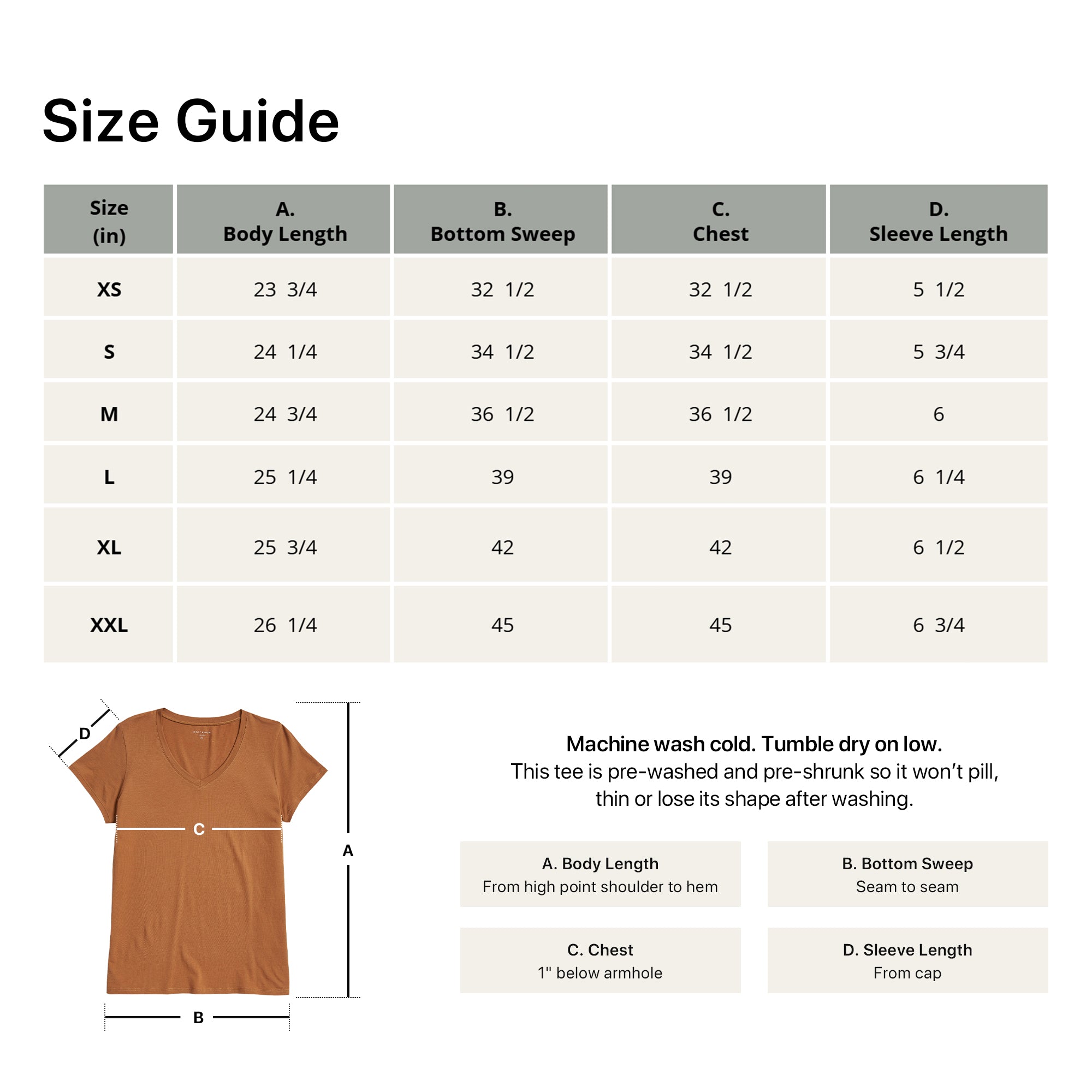 Women wearing White Mott&Bow | Fitted V-Neck Marcy Tee tt tees