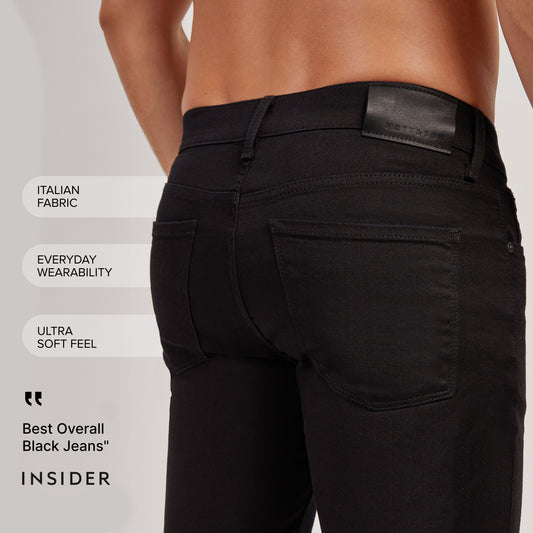 Slim Jay Jeans Black Slim jeans