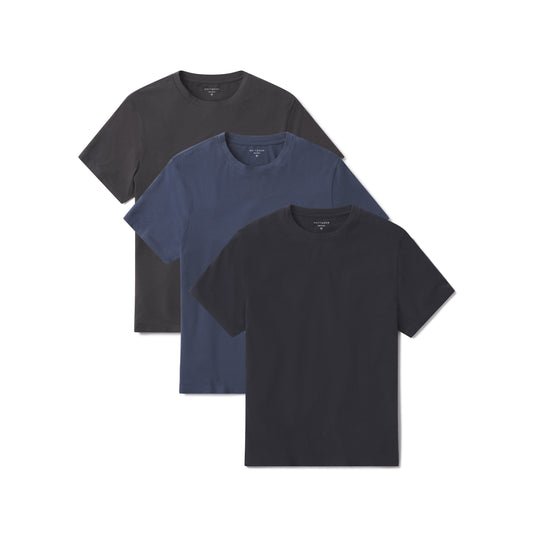 Luxe Stretch Tee 3-Pack  Crew tees