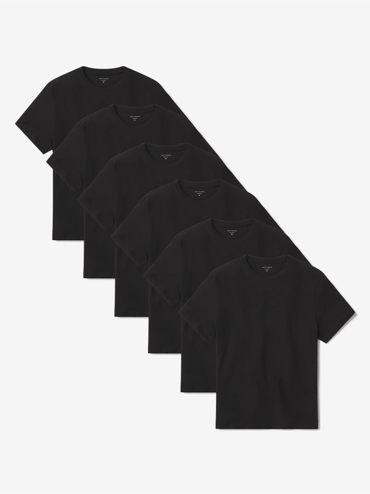 Men wearing Black Luxe Stretch Tee 6-Pack