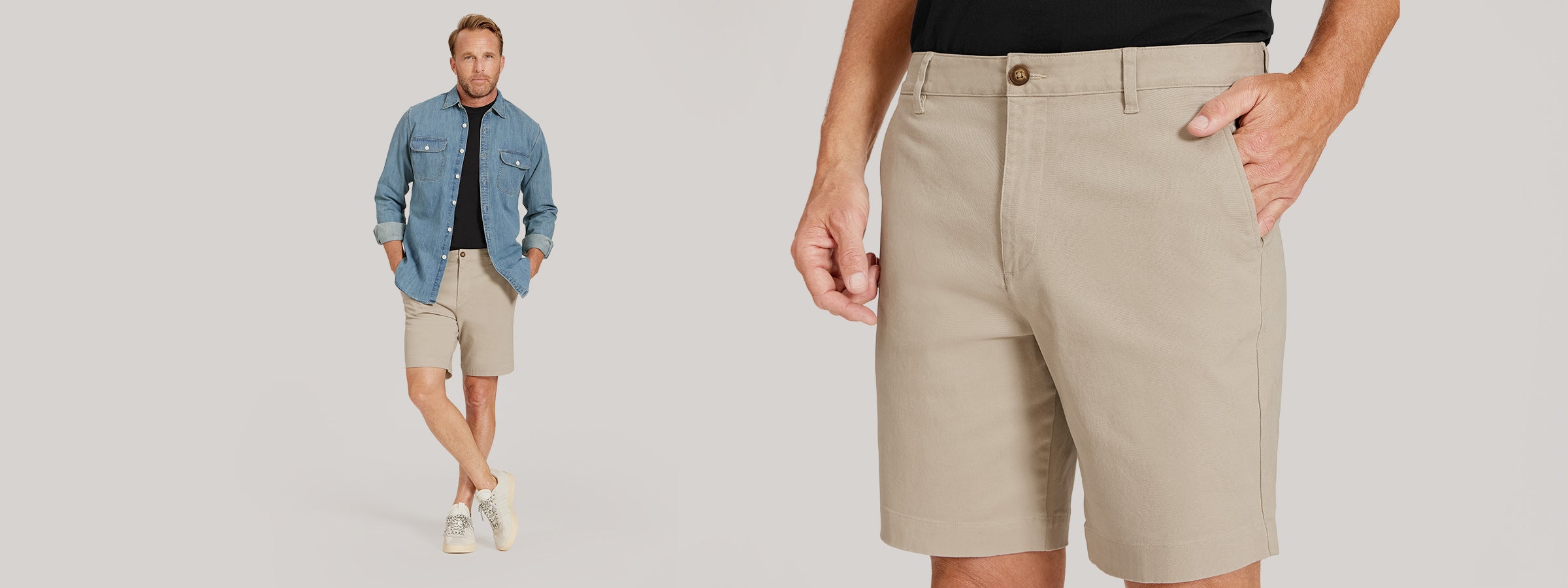 Best chino shorts for men.