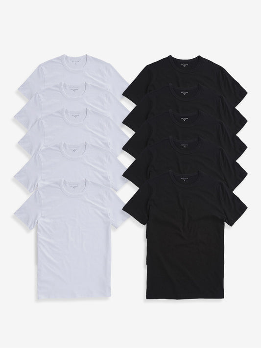 Classic Crew Driggs 10-Pack Black/White bdl10_men_crew_tee tees