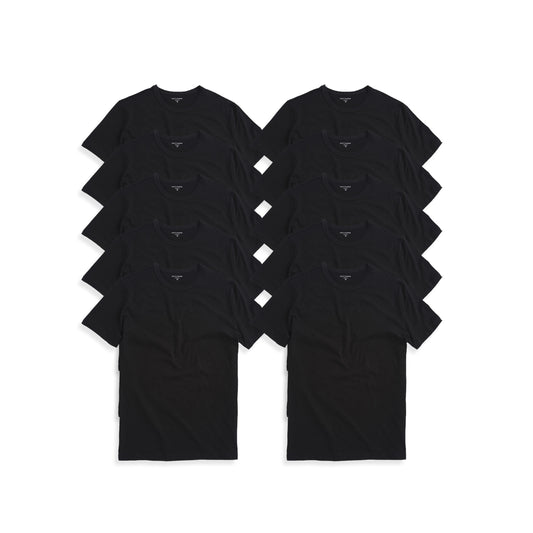 Classic Crew Driggs 10-Pack Black bdl10_men_crew_tee tees