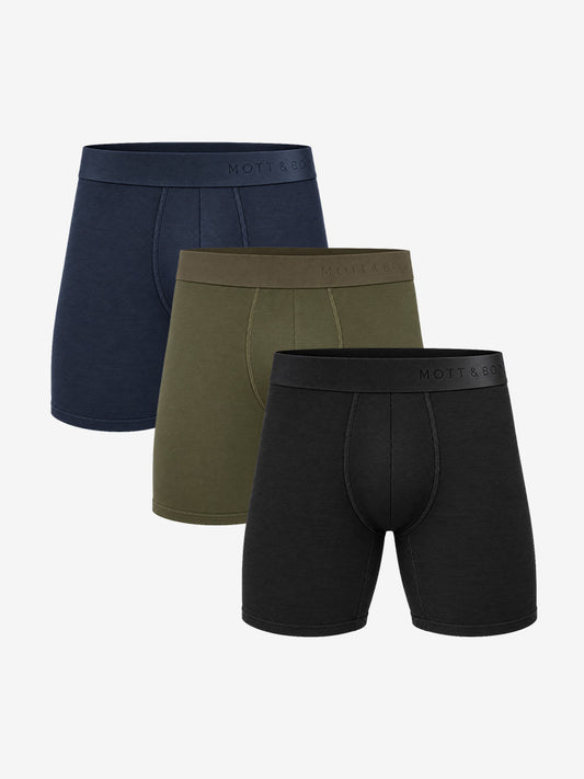 Boxer Brief 3-Pack Navy/Dark Moss/Gray Boxer Brief underwear