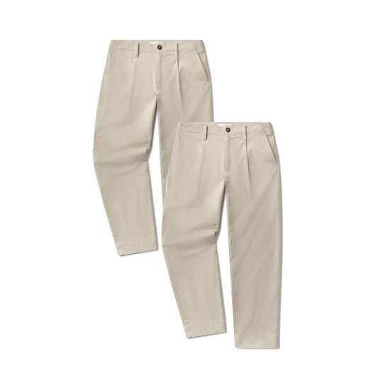 Wide Leg Chino 2-Pack Ecru bdl2_men_wide_leg_chino pants