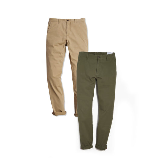 Everyday Comfort Chino Slim Pants 2-Pack  Slim pants