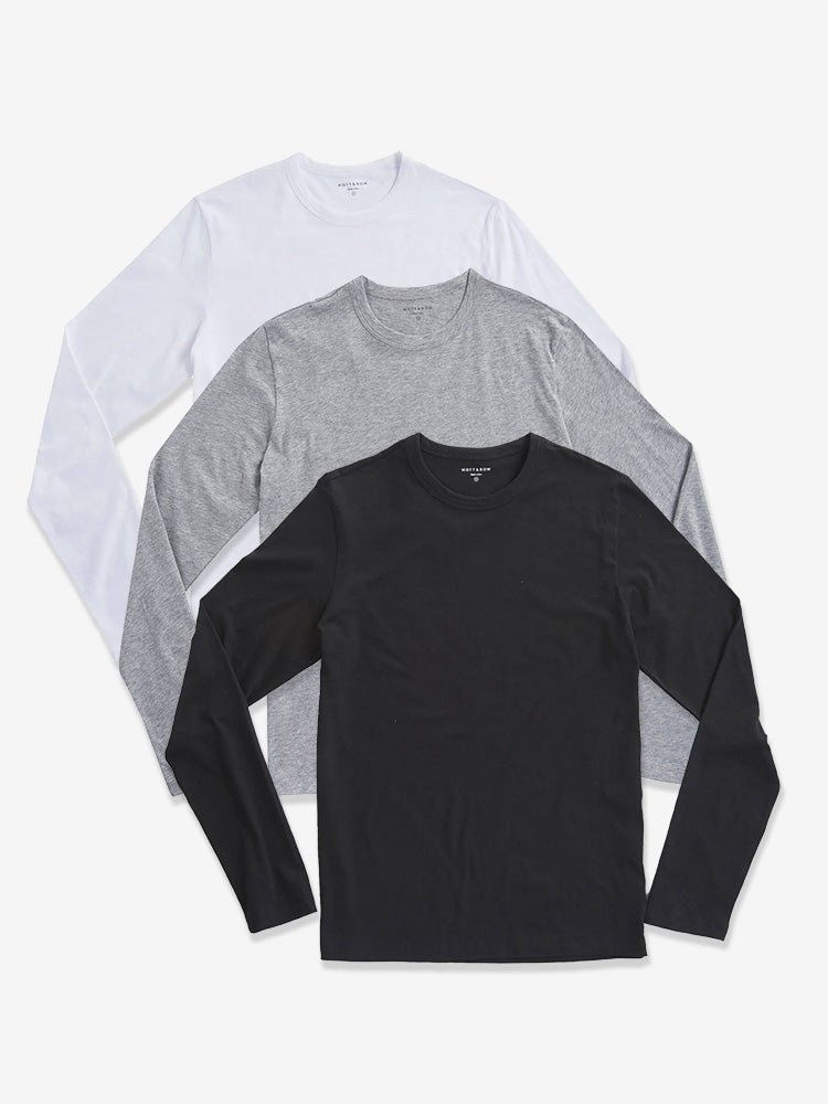 mens long sleeve crew driggs 3 packs
