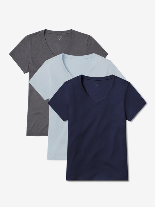 Fitted V-Neck Marcy 3-Pack  bdl3_women_vneck_tee tees