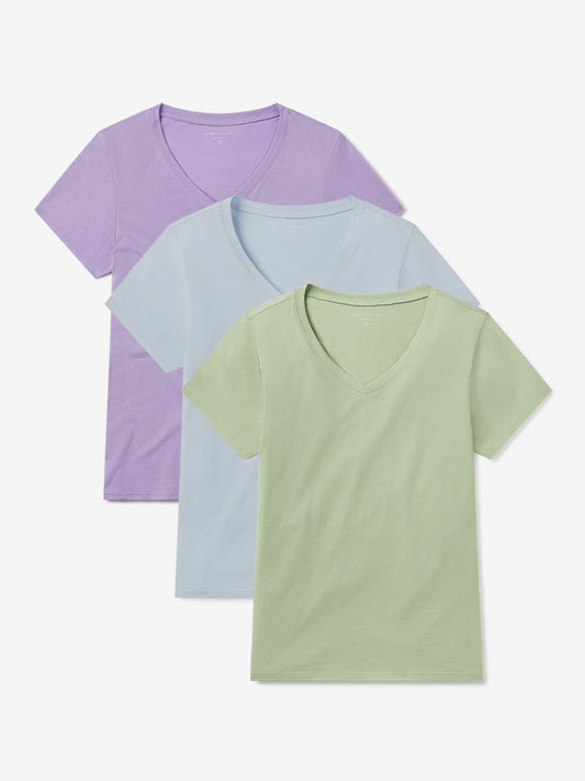 Fitted V-Neck Marcy 3-Pack  bdl3_women_vneck_tee tees
