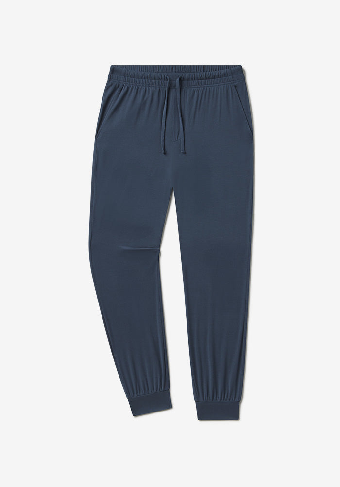 Men wearing Graphite Blue Pajama Pants