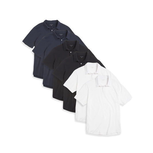 Jersey Sueded Polo 6-Pack shirts