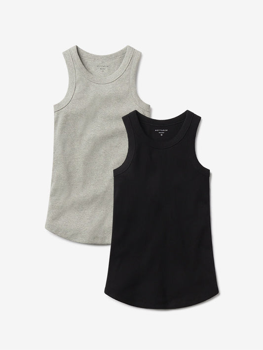 Rib Tank Tee 2-Pack  bdl2_women_rib_tank tees