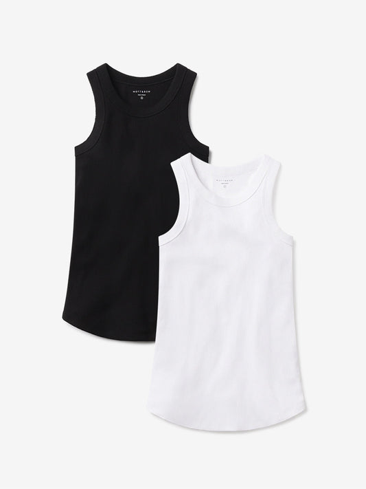 Rib Tank Tee 2-Pack  bdl2_women_rib_tank tees